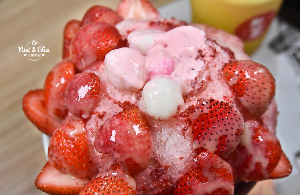 有春冰果室menu 草莓菜單價位25