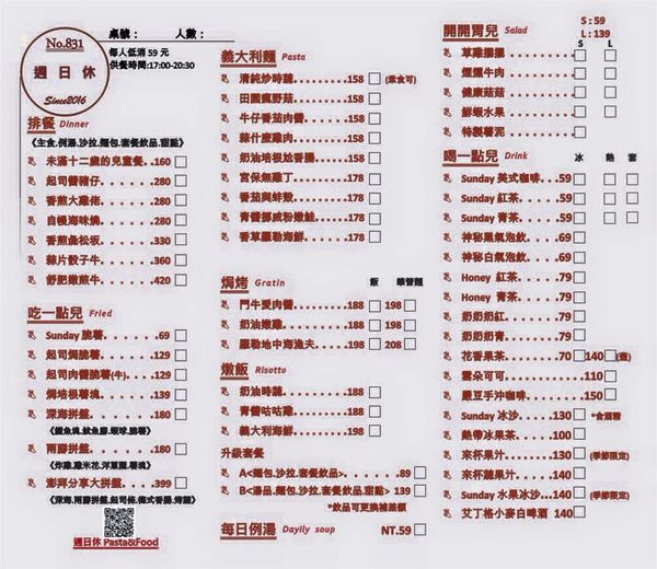 【食記】高雄☼楠梓 週日休Pasta&food**工業風輕食餐廳**