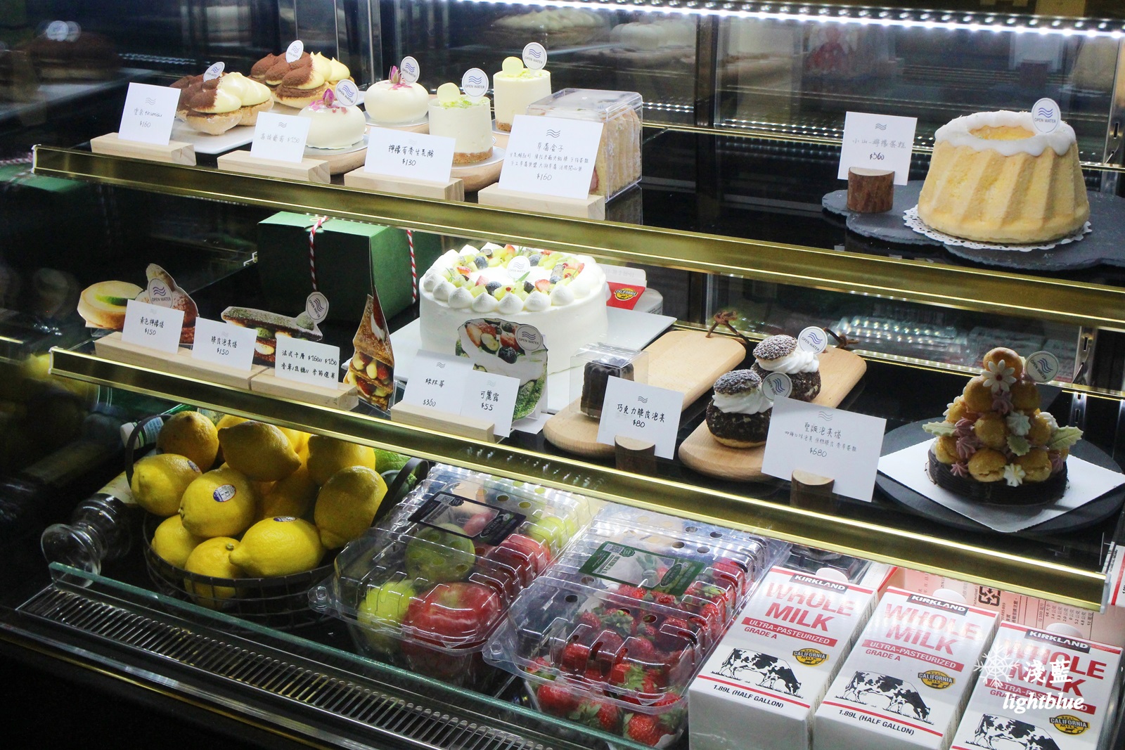 [ 民生社區美食 ] 淺藍 × 海海洋菓～現點現做抹茶聖多諾黑、草莓法式千層