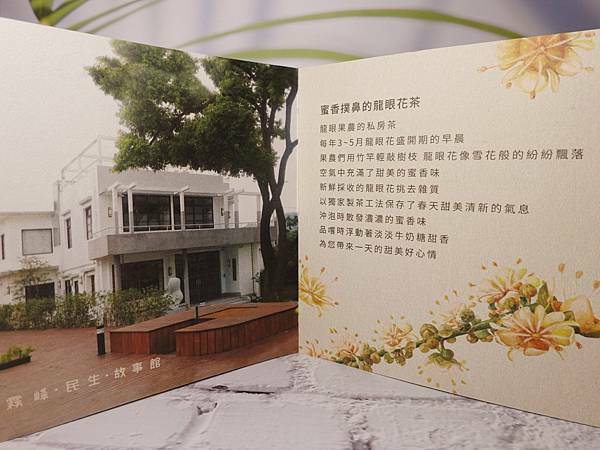 龍眼花茶介紹-霧峰民生故事館.JPG