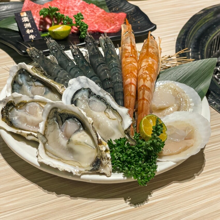 桃園 桃園區 玖樓燒肉料理 吃到飽 和牛 生蠔 17.jpg