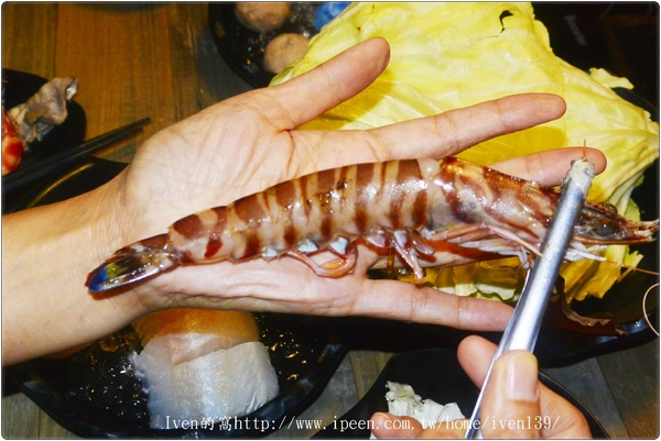 饗樂shabu精緻鍋品：《台北民生社區涮涮鍋》火鍋控的極品\推薦極品黃金香蕉蝦\彩蝦軍艦號\台北夜宵最佳去處-『饗樂shabu 精緻鍋品』