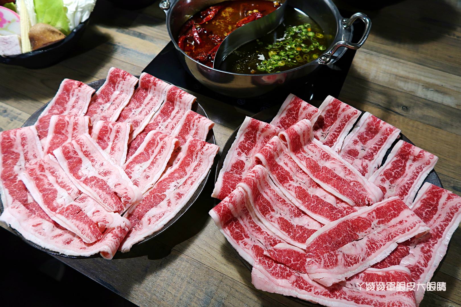 台北必吃火鍋推薦《饗樂shabu精緻鍋品》！嚇死人的大肉盤及新推出四川綠麻辣鍋