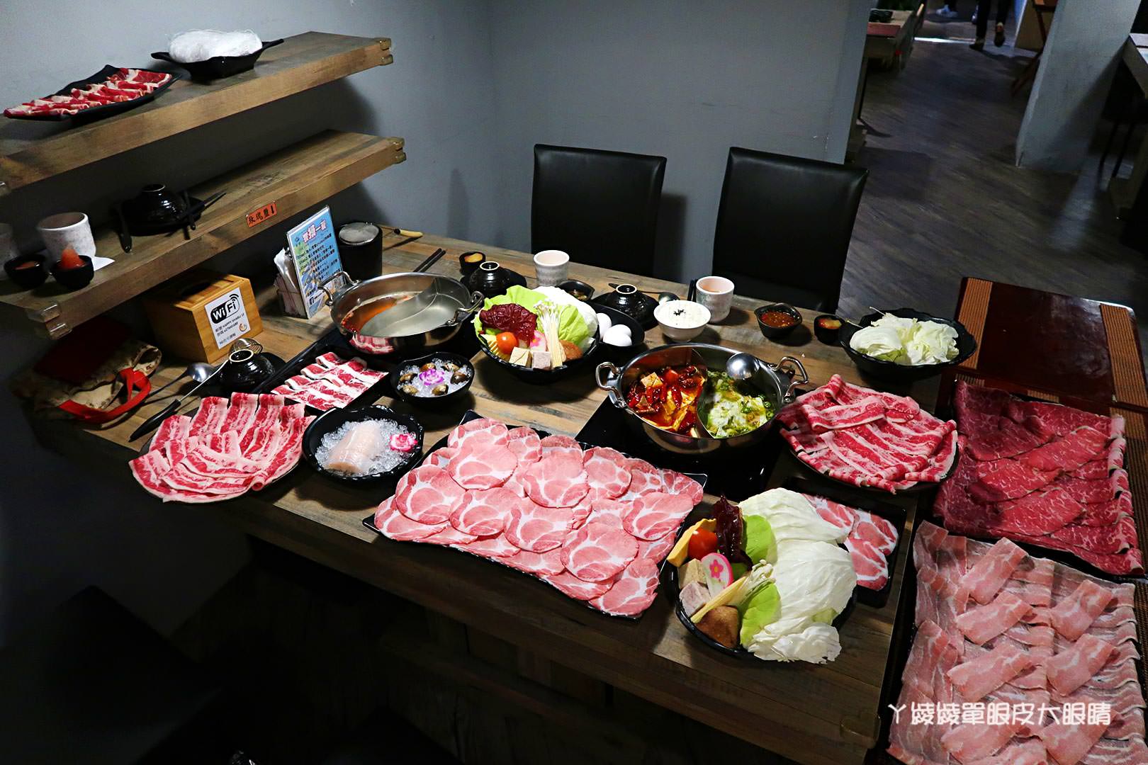 台北必吃火鍋推薦《饗樂shabu精緻鍋品》！嚇死人的大肉盤及新推出四川綠麻辣鍋