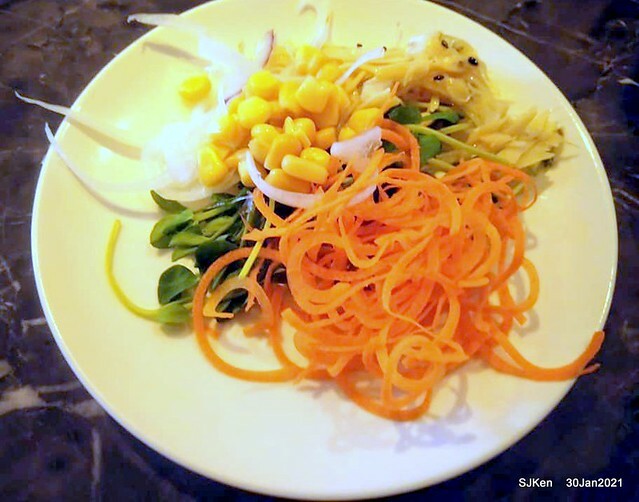 Afternoon tea at Shan-Yue Hotspring Hotel, SJKen, Jan 30,2021.