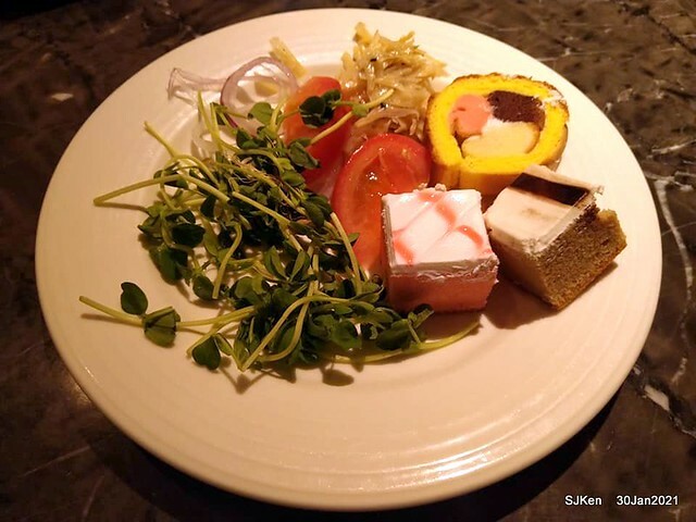 Afternoon tea at Shan-Yue Hotspring Hotel, SJKen, Jan 30,2021.