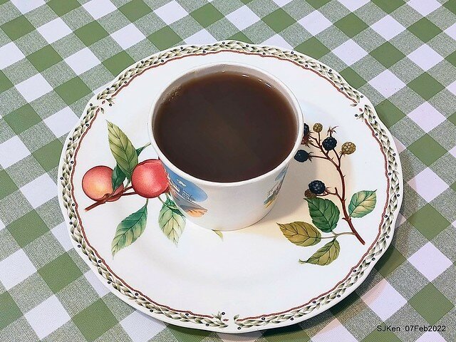 「榮記嘉義傳統豆花」(Red & Green bean soup booth), Taipei, Taiwan, SJKen, Feb 7, 2022.