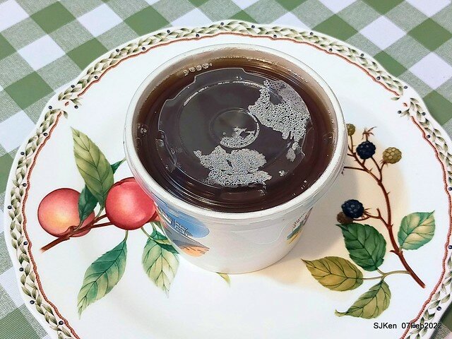 「榮記嘉義傳統豆花」(Red & Green bean soup booth), Taipei, Taiwan, SJKen, Feb 7, 2022.