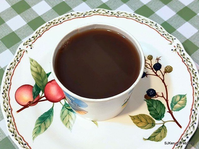 「榮記嘉義傳統豆花」(Red & Green bean soup booth), Taipei, Taiwan, SJKen, Feb 7, 2022.