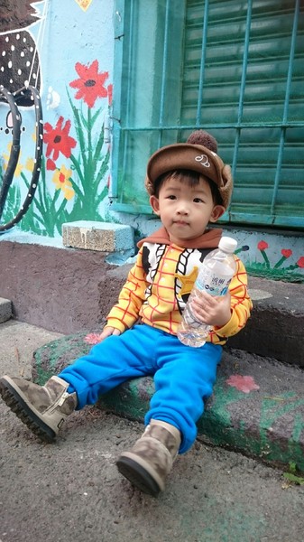 甲仙貓巷：高雄~甲仙貓巷~超好拍的口愛貓咪彩繪~繽紛雨傘高高掛~