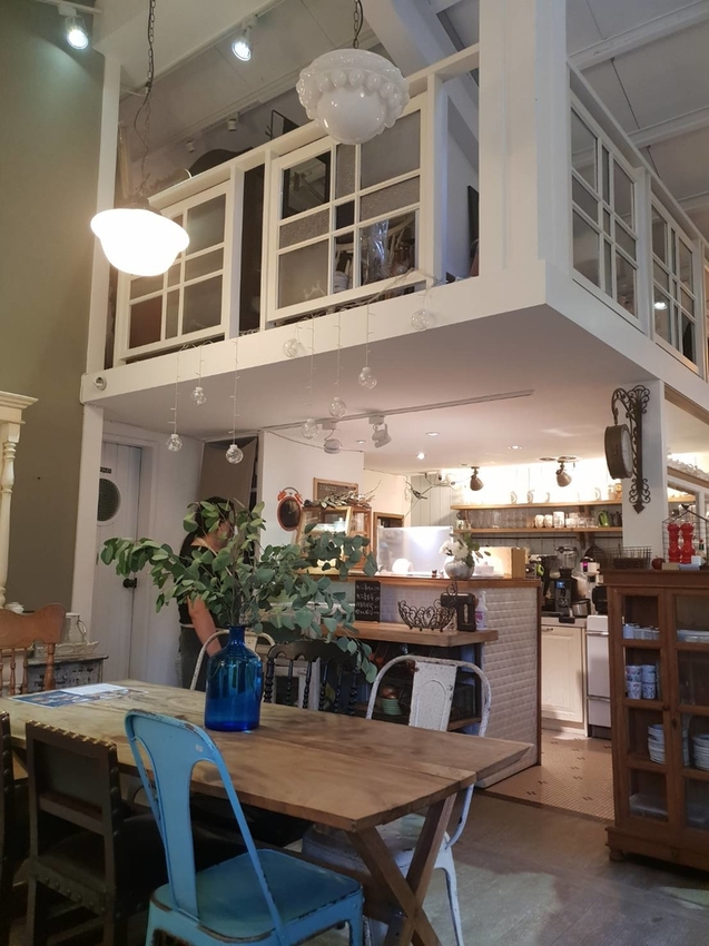 【台北.文山區】尋常生活早午餐。南法風格友善寵物咖啡廳。淡綠色小花園綠意盎然的世外桃源