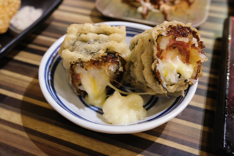 台北中山區串燒|燒鳥串道吉林店,平價又飽足,免費柴魚拌飯+茶泡飯吃到飽!