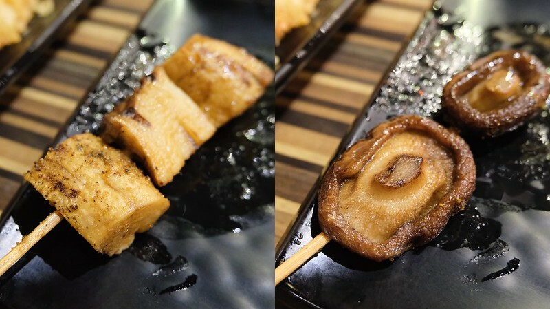 台北中山區串燒|燒鳥串道吉林店,平價又飽足,免費柴魚拌飯+茶泡飯吃到飽!