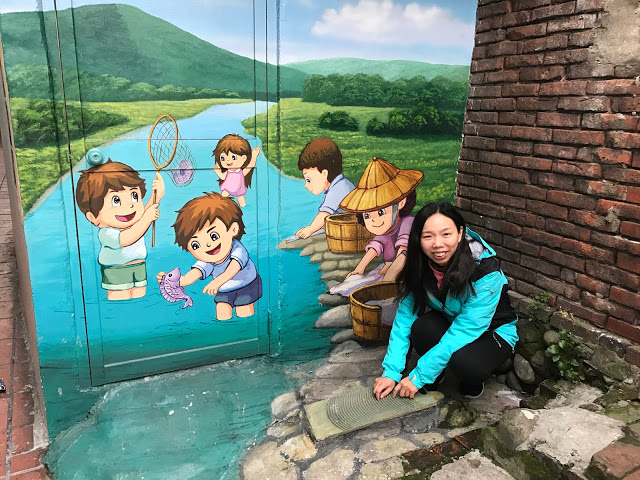 新莊廟街3D彩繪~挑水巷