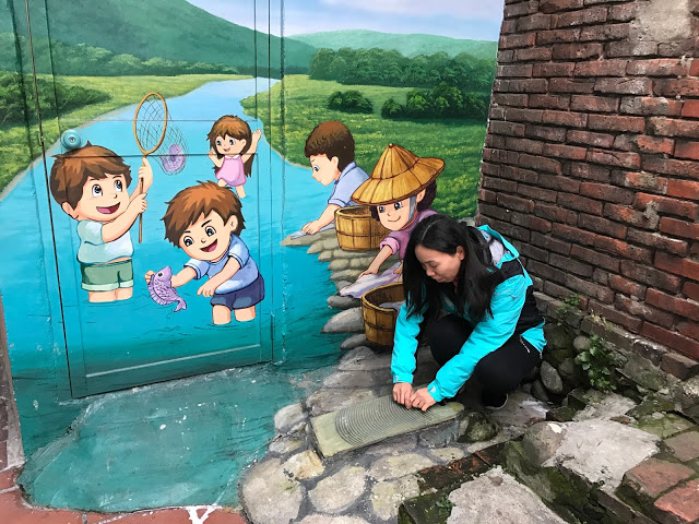 新莊廟街3D彩繪~挑水巷