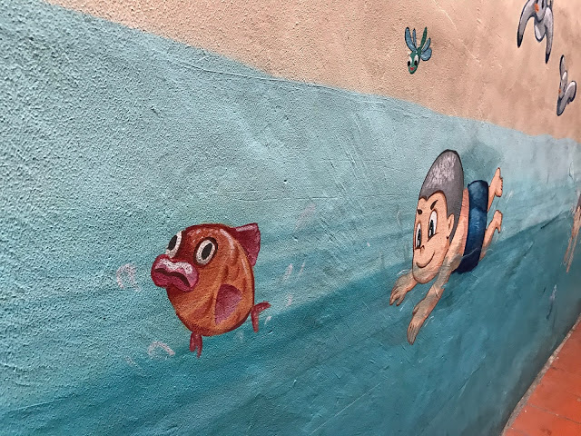 新莊廟街3D彩繪~挑水巷