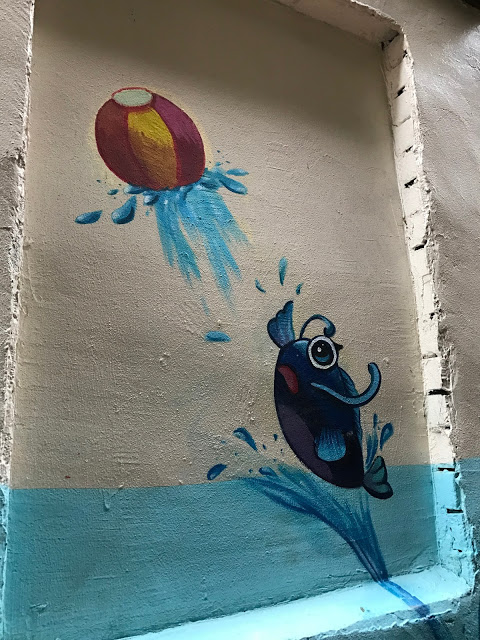 新莊廟街3D彩繪~挑水巷