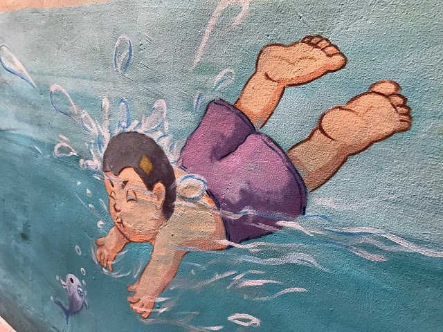 新莊廟街3D彩繪~挑水巷