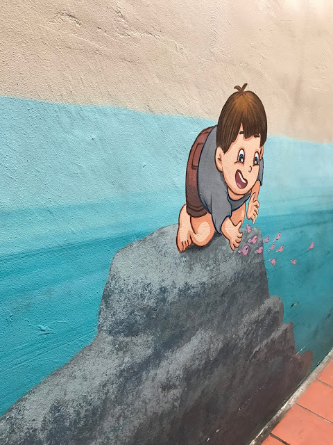 新莊廟街3D彩繪~挑水巷