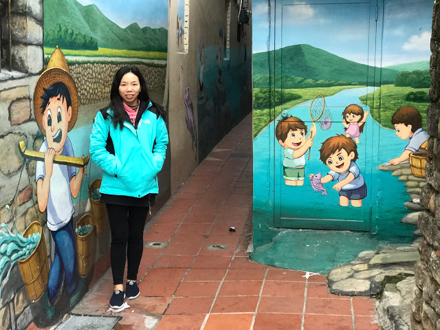 新莊廟街3D彩繪~挑水巷