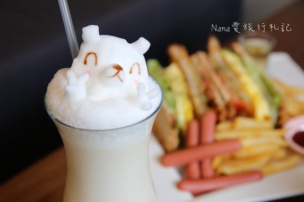 Moo Boo沐佈咖啡：MooBoo 沐佈咖啡。食尚玩家推薦,彰化第一間列印拉花咖啡,超萌超可愛的拉花咖啡,親民平價早午餐