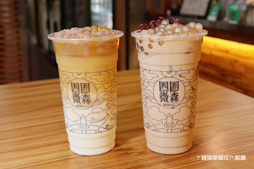 新竹飲料外送推薦圈圈微森！滿滿半杯都是料！還有超吸睛新款飲料提拉米蘇蛋糕奶茶