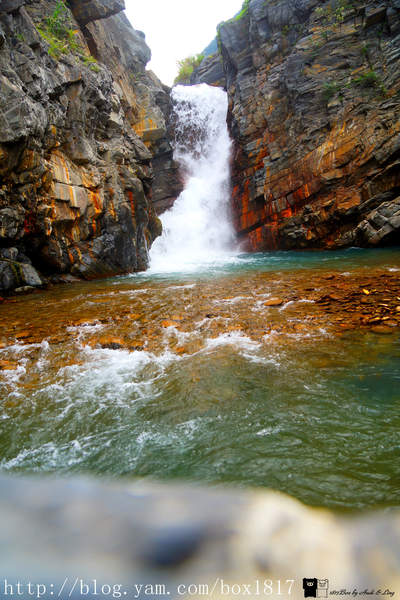 【南投。仁愛】精英瀑布。攔沙壩。野溪溫泉。精英溫泉。塔羅灣溪