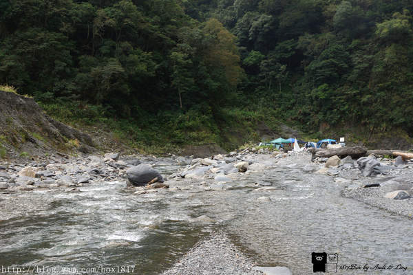 【南投。仁愛】野溪溫泉。精英溫泉。塔羅灣溪。情人吊橋