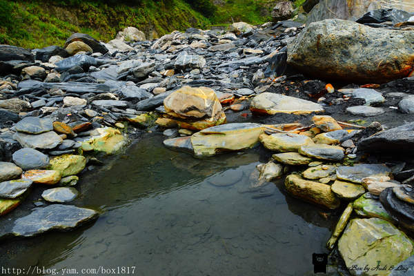 【南投。仁愛】野溪溫泉。精英溫泉。塔羅灣溪。情人吊橋