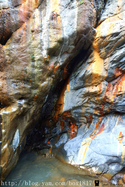 【南投。仁愛】精英瀑布。攔沙壩。野溪溫泉。精英溫泉。塔羅灣溪