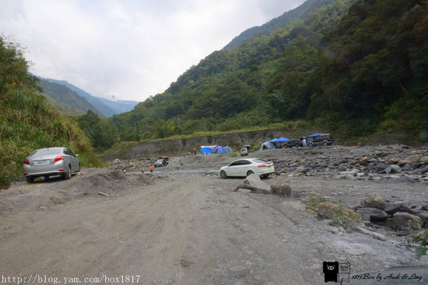 【南投。仁愛】野溪溫泉。精英溫泉。塔羅灣溪。情人吊橋