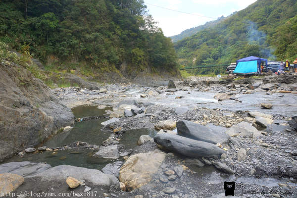 【南投。仁愛】野溪溫泉。精英溫泉。塔羅灣溪。情人吊橋