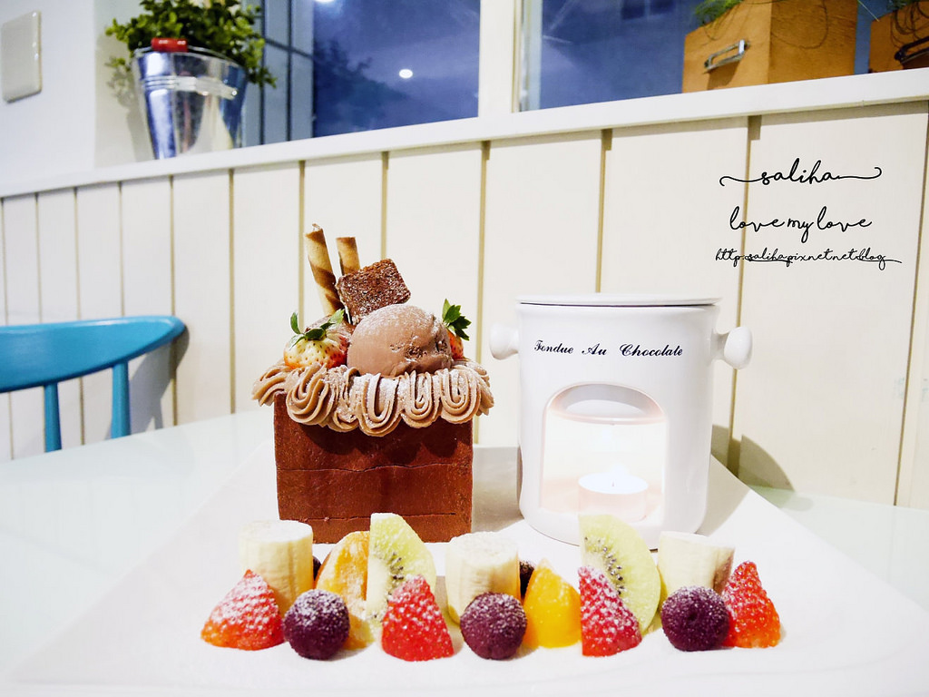 台北中山站好吃平價蜜糖土司咖啡管甜點店choc for you (1)