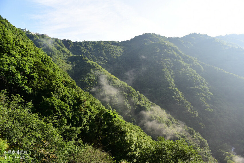 桃園拉拉山住宿推薦！絕美山谷景觀谷點咖啡民宿一泊三食，享受大自然美景。