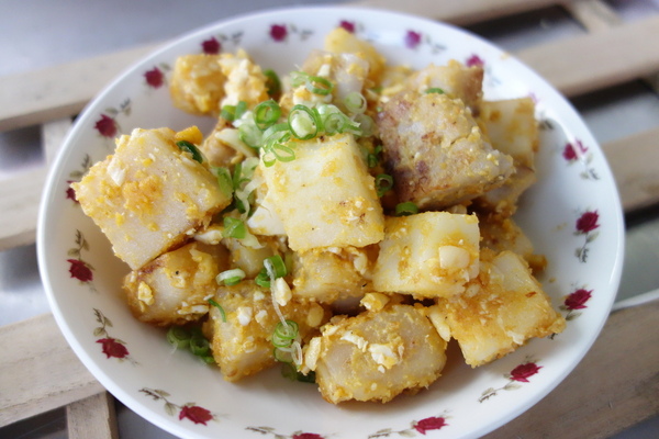 豐食聚：宅配美食 豐食聚蘿蔔糕 手工現做 天然純米漿研磨 口味多種-精巧包裝方便享用-