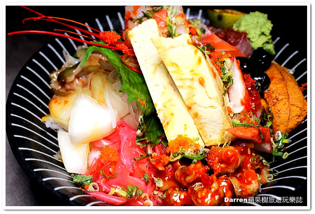 『桃園市八德區』嗄浪和漢料理★嘎浪創意日本料理必點人氣生魚片丼&阿里山牛肉麵/串串燒烤三層超威