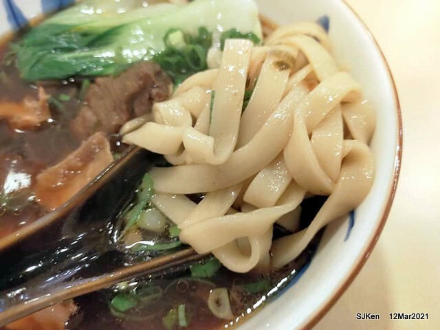 Beef noodle at 「三商巧福敦北店牛肉麵」，Taipei, Taiwan, SJKen, Mar 3, 2021.