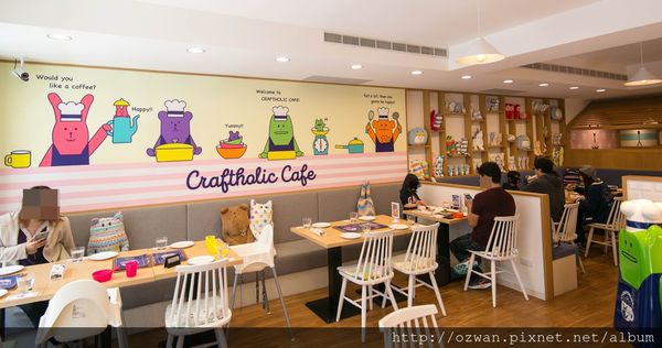 [吃喝]夢幻少女心萌漾好療癒～宇宙人主題餐廳CRAFTHOLIC CAFE。