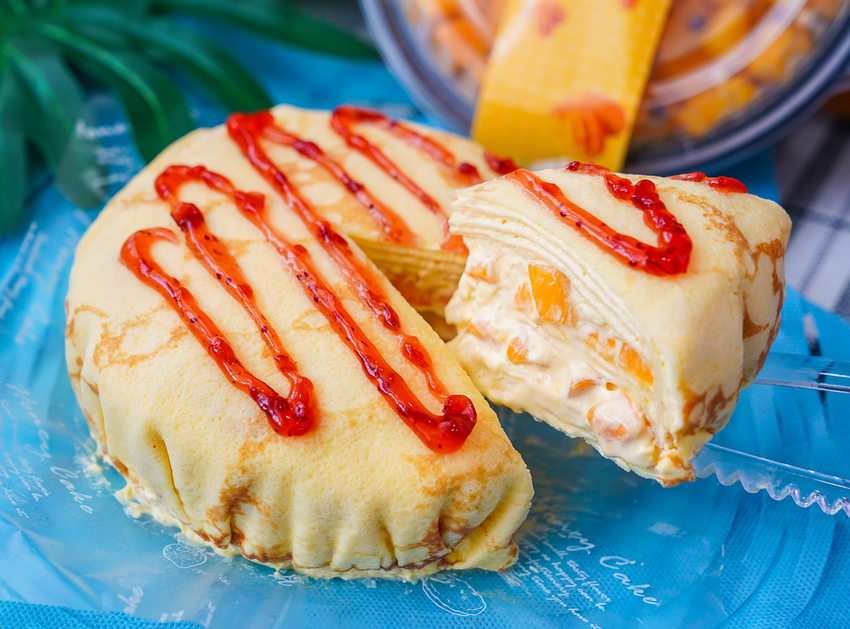 [高雄]麵包花園烘焙坊-超有梗超商蛋包飯蛋糕、芒果丼飯!夏季必吃芒果爆多便當 @美食好芃友