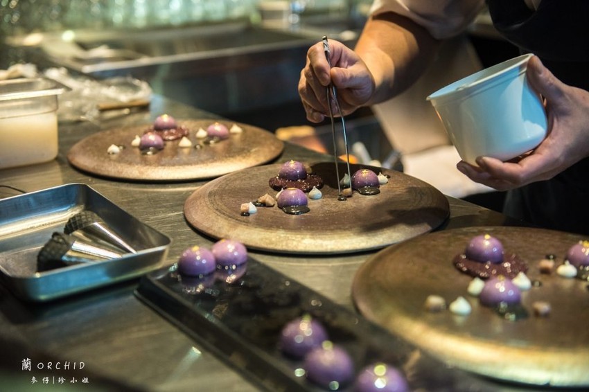 (台北) 蘭ORCHID Restaurant｜享受視覺與味覺的雙重刺激～2018EZTABLE餐廳週專屬菜單依舊令人滿意｜情人節約會餐廳推薦｜台北信義安和站美食