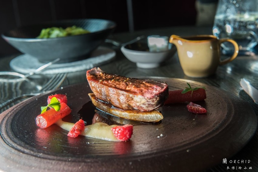(台北) 蘭ORCHID Restaurant|享受視覺與味覺的雙重刺激~2018EZTABLE餐廳週專屬菜單依舊令人滿意|情人節約會餐廳推薦|台北信義安和站美食