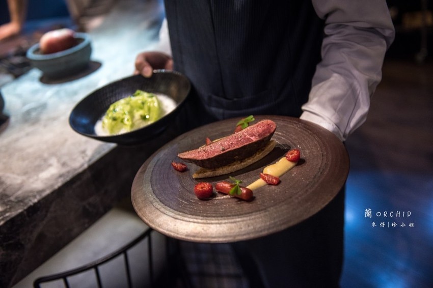 (台北) 蘭ORCHID Restaurant|享受視覺與味覺的雙重刺激~2018EZTABLE餐廳週專屬菜單依舊令人滿意|情人節約會餐廳推薦|台北信義安和站美食