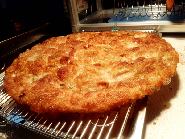 台南新市【輝爸的外酥內軟Q~鄉味蔥油餅】胡椒/咖哩/梅粉/泡菜/辣味/芥末/海苔/蒜味