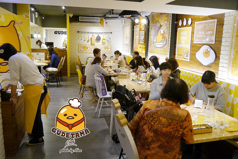 【台北】Gudetama Chef 蛋黃哥五星主廚餐廳 ~ 蛋黃哥變身五星主廚落腳台北東區啦!!! 環境、餐點萌翻天、超療癒 / 主題餐廳 / 捷運忠孝復興 / 內附菜單