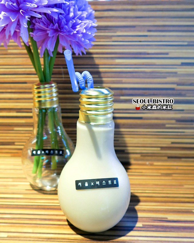 【捷運象山站】Seoul Bistro~藏身在百貨公司裡的時尚韓食街頭小吃,燈泡奶茶還能帶著走喔!!