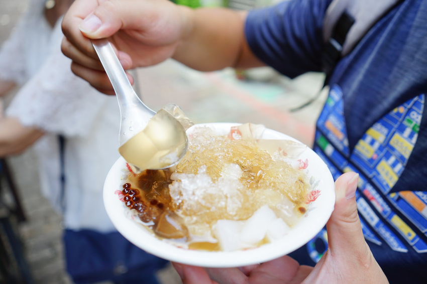 台南|宮後街無名愛玉冰 早鳥限定立吞甜點.古早味粉圓愛玉冰 - 奇奇一起玩樂趣