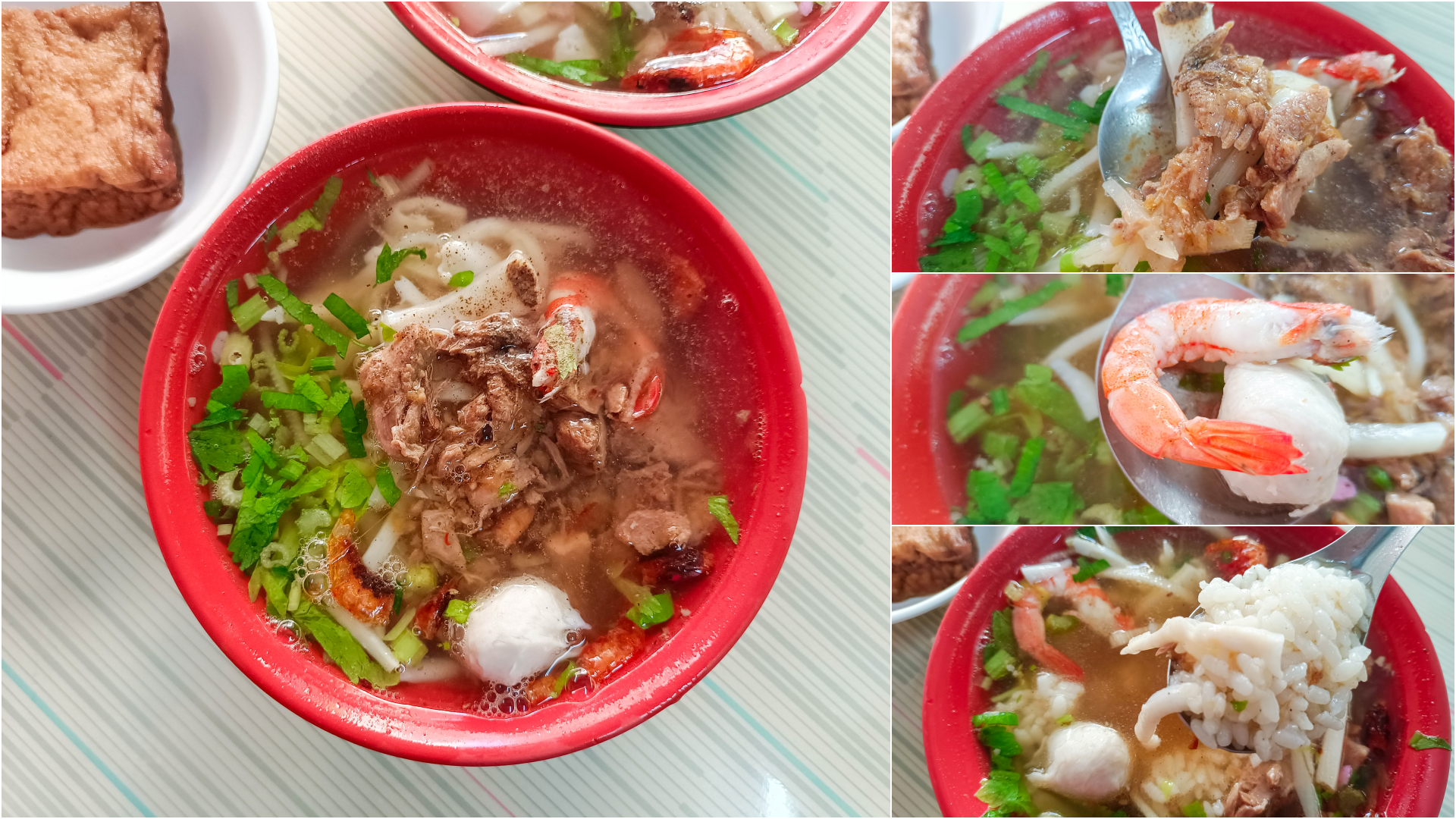 (東港美食)位於華僑市場內-東港曾鮮黑鮪魚專賣店，肥美的甜蝦，入口即化的炙燒比目魚鰭邊肉