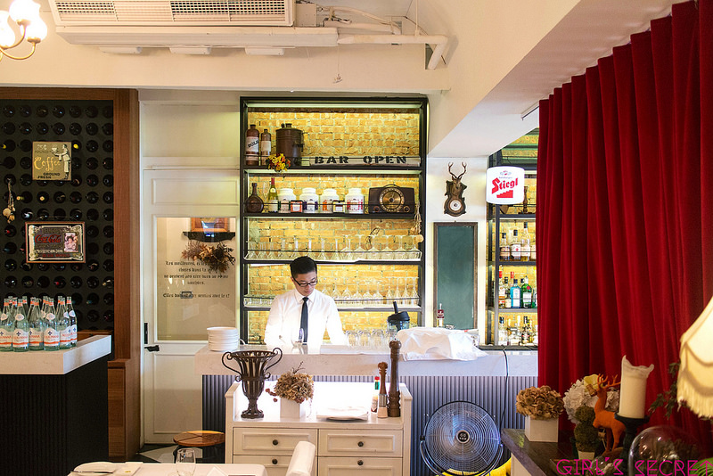 捷運松江南京站推薦餐廳|香頌私宅洋樓‧預約制 私宅餐廳 吧台