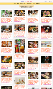 海綿飽飽的鳳梨城堡的美食牆