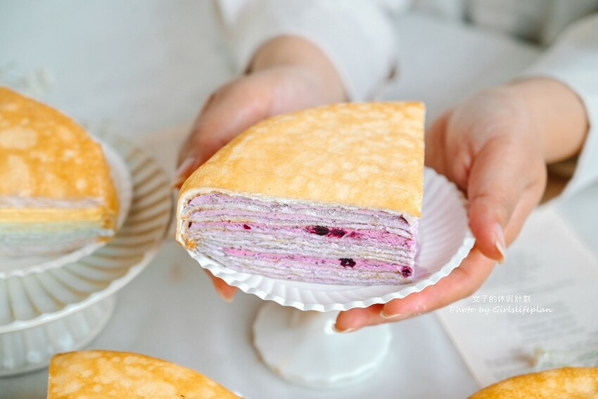 千層蛋糕第一品牌!千層蛋糕口味多達20種可以4拼或8拼,一片不到85元有夠平價